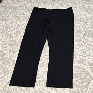 Lululemon Black Crop Leggings Tights 4